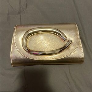 Gold Designer Clutch Bag